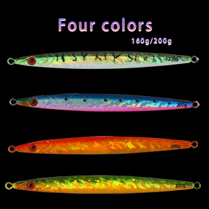 Señuelo de Pesca Ya Jie Jig de 160g/200g para Pesca en Aguas Profundas, Cebo Artificial para Peces de Agua Salada, Señuelo de Fondo de Hundimiento Rápido - Product Image 3