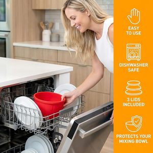 Insert <span class=keywords><strong>de</strong></span> bol en silicone <span class=keywords><strong>de</strong></span> qualité alimentaire réutilisable compatible avec le batteur <span class=keywords><strong>KitchenAid</strong></span> pour la pâte - Product Image 4