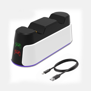 Nueva estación de carga del controlador para la base del <span class=keywords><strong>cargador</strong></span> PlayStation 5 para los muelles de carga dual PS5 Elite con <span class=keywords><strong>cargador</strong></span> de luces RGB - Product Image 2