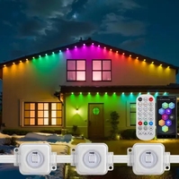 Luces LED RGB Impermeables para Navidad, Decoración de Fiestas y Bodas, Pixel WS2811, Luces Puntuales para Exteriores, Luces Navideñas