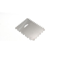 Gâteau dentelé rectangulaire d'acier inoxydable pour le grattoir de pâte de crème de gâteau