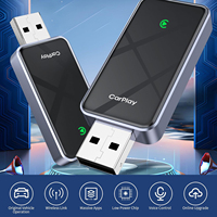 Adaptador Inalámbrico Boyi para CarPlay y Android Auto con WiFi de 5 GHz, USB Tipo A, Bluetooth, Compatible con iOS 10+, 1 Año de Garantía