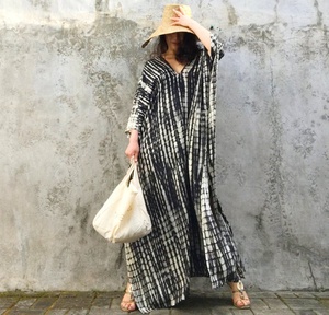 Vêtements pour femmes, caftan Long d'été, en rayonne, fait à la main - Product Image 2