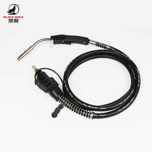 Đen WOL tweco loại TW-3 # TW-300 300A nhựa và đồng <span class=keywords><strong>CO2</strong></span> <span class=keywords><strong>Torch</strong></span> cho Euro Máy hàn Mỹ MIG thợ hàn súng - Product Image 1