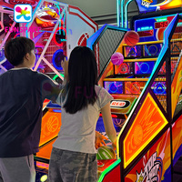Funspace Nouvelle Machine de Jeu d'Arcade à Monnayeur pour Deux Joueurs : Tic-tac-toe, Tir et Basket-ball au Panier