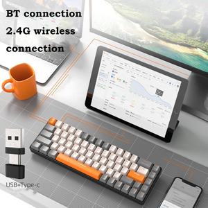 Clavier de jeu en gros 65% sans fil Bluetooth Teclado Gaming 2024 Clavier mécanique pour tablette - Product Image 3