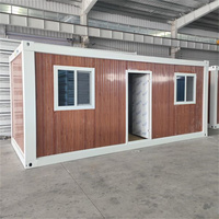 Maison préfabriquée de luxe à ossature légère en acier, résistante au feu et imperméable, installation rapide, conception de bureau en kit.