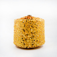 COOMAMUU New Arrive Fancy Knitting Yarn Metallic Sparkle Yarn Thread with Sequins for Weaving and Knitting