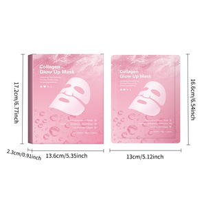 Masque facial anti-âge au collagène personnalisé, hydratant, nourrissant, réduit les ridules, améliore l'élasticité et la fermeté de la peau - Product Image 5