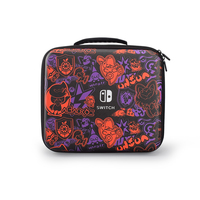 Étui de transport à thème violet écarlate, coque rigide, sac de rangement à bandoulière pour accessoires Nintendo Switch OLED