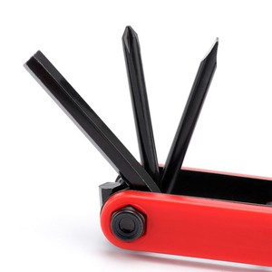 Juego de llaves Allen plegables de acero 7 en 1 Yueli Multi Tool para reparación de automóviles y bicicletas - Product Image 4