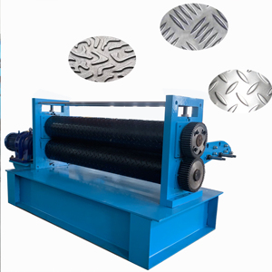 Machine de gaufrage de diamant de plaque de feuilles d'acier de tôle entièrement automatique avec le prix Fcompetitive - Product Image 2