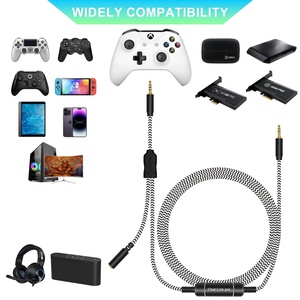 Câble de liaison de chat Pro pour <span class=keywords><strong>Elgato</strong></span> HD60 S/S +/HD 60 PRO/4K 60 PRO/HD60 X carte de <span class=keywords><strong>capture</strong></span> de jeu adaptateur de câble audio de chat - Product Image 6