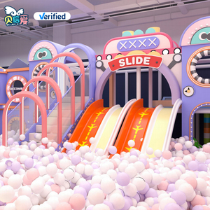 Diseño libre Diversión Kids Park Equipment Centro comercial Personaje Juego Casa Gran tobogán Parque De Atracciones - Product Image 1