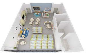 Ensembles de meubles de maternelle Montessori, meubles en bois pour la garderie, tables, chaises et armoires - Product Image 3