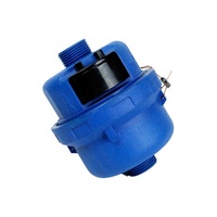 Compteur de débit d'eau volumétrique de précision en plastique IP68 pour usage domestique OEM ISO 4064 Classe C Haute Précision Noir 1/2 Shengda 2,5 m³/h