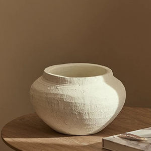 Fournisseur de pots de jardin Décoration de balcon à domicile Jardinière en céramique Intérieur Extérieur Pots de fleurs en terre cuite - Product Image 1