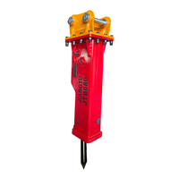 Marteau briseur hydraulique certifié JTB CE/ISO9001:2008 avec burin pour excavatrices de 1 à 60 tonnes