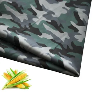 Milieu 76gsm Maïs Plantaardige Vezels Textiel Camouflage Watermark Gedrukt Pla Afbreekbare Stof
