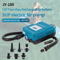 SUP pompe à Air électrique Portable DC 12V bidirectionnelle avec batterie Rechargeable, bidirectionnelle, pour tentes de surf, bateaux, planches de paddle
