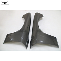 Guardabarros Delantero de Fibra de Carbono Real para Dodge Challenger Hellcat 2015-2018, Mejora al Estilo S-RT, Kit de Carrocería, Accesorios para Automóviles