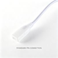 Câble d'alimentation pour guirlande lumineuse LED sans fil, 45 cm, fil de cuivre, 8A, AC 110V 220V, adaptateur avec prise personnalisée US EU UK AU