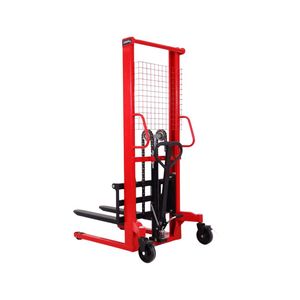 Carretilla elevadora manual hidráulica de 1 tonelada, 2 toneladas, 3 toneladas, carretillas elevadoras manuales de acero C, apilador de paletas manual, carretilla elevadora con manivela - Product Image 1