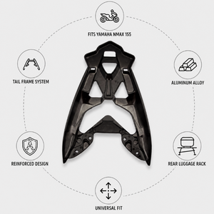 야마하 NMAX 155 2017-2019 오토바이 리어 러기지 랙 카고 캐리어 개조형 유니버셜 - Product Image 1