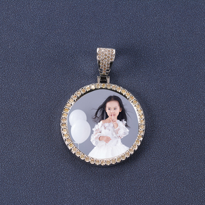 2023 EW Round HOTO uublimation endant enant ecklace is the Best iift for om - Product Image 2