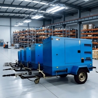 Générateur diesel 25 kVA-250 kVA avec démarrage automatique et ATS, type silencieux mobile