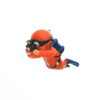 Décoration d'aquarium de bureau, petit aquarium, figurine créative en PVC flottante, nouveau plongeur, garçon surfeur