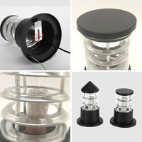 Luces LED para Jardín 2026, Gran Venta, Portalámparas E27, IP65 Impermeables, Luces de Bolardo 85-265V 9W 3000K 4000K 6500K, Luces para Césped Exterior