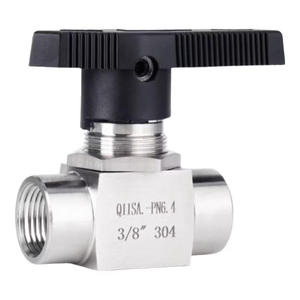 Q11SA 304 บอลวาล์วสแตนเลส 3/8 นิ้วเกลียวในแบบแมนนวลสำหรับใช้ในอุตสาหกรรมวาล์วควบคุมน้ำน้ำมันแก๊ส - Product Image 1