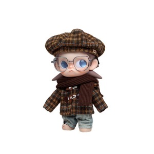 Zsiga 8 Point <b>Doll</b> Winter Hooded Horn Coat With Scarf And Beret For 20cm <b>Doll</b> Clothes Accessory Unisex Youth Wear - Product Image 5