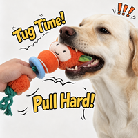 Jouet à mâcher pour animaux de compagnie de taille moyenne, mignon, pour le jeu quotidien, best-seller, jouet sonore pour chien, matériau sûr, résistant aux morsures, couineur, durable, portable