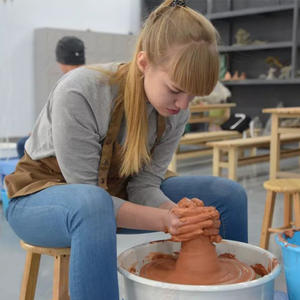 350W elettrico Brushless ceramica ruota machine24 cm ceramica formatrice <span class=keywords><strong>macchina</strong></span> ceramica ruota ceramica per studenti e dilettanti - Product Image 4