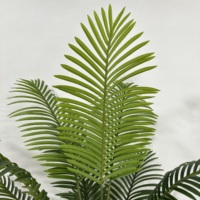 Plantes Artificielles de Madagascar Palmier Tropical Palmier Vraie Touche Feuilles Faux Palmier Plantes pour Maison Jardin Extérieur Bureau Décor