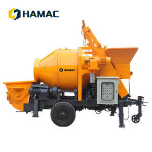 Germany Small Size Diesel Powered Construction Mixer Pump Truck Used with Core <b>Engine</b> <b>Mounted</b> Concrete Mixer Pump Truck - Product Image 1