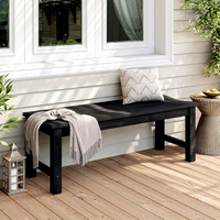 Banc d'extérieur, chaise de parc, chaise Adirondack de jardin, chaises de parc en plastique et en bois d'extérieur, meubles Adirondack