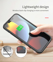 Étui de batterie Li-Polymère ultra-mince 4800 mAh de haute qualité à charge rapide avec affichage LED pour iPhone 12, emballage souple et clip latéral