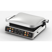 Grill de contact détachable Wi-Fi à double face, polyvalent, doté d'un côté de grillade professionnel et d'un côté plat polyvalent