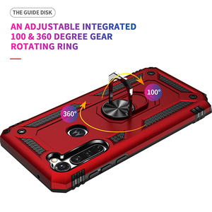 Funda armadura a prueba de golpes para MOTO G FAST E7 Power G, Stylus, soporte magnético para anillo de coche, funda de teléfono E5 Play E6 G6, antigolpes - Product Image 4