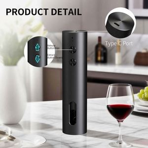 Best Selling Products Red Wine Gifts <b>Battery</b> Operated Automatic Cordless Electric Wine Opener - Product Image 3