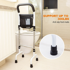 Barre de sécurité pour lit médicalisé avec poche de rangement, aide à la mobilité et prévention des chutes pour personnes âgées - Product Image 3