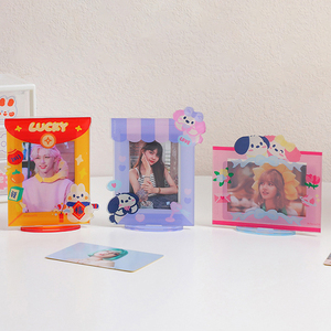 Cadre photo personnalisé pour petite carte Polaroid, en acrylique, pour décoration de bureau, ornements, artisanat en plastique fait main pour les étudiants passionnés d'astronomie - Product Image 1