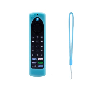Cocok untuk <span class=keywords><strong>AMZ</strong></span> <span class=keywords><strong>TV</strong></span> Box Universal Remote Control, Penutup Pelindung Silikon, Cangkang Pelindung Warna Bercahaya Anti Jatuh - Product Image 5