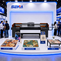 Impresora de Gran Formato para Rollos de Material Flexible, Impresora Plana de Inyección de Tinta UV con LED UV para Personalizar Textiles, Papel Tapiz, Adhesivos para Coches, Tela y Cuero