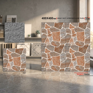 Carreaux de sol en porcelaine émaillée numérique Vistaar de qualité supérieure, 40x40cm, pour parking, design extérieur - Product Image 5