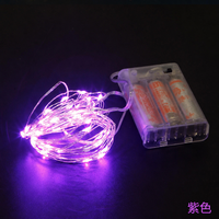 IP65-zertifizierte LED-Batteriebox mit Kupferdraht-Lichterkette und manuellem Schalter für Dekorationen
