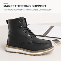 Bottes de travail à embout d'acier, tige en microfibre, semelle intermédiaire en Kevlar, résistance aux chocs 200J, résistance à la perforation 1100N, bottes de sécurité pour usage industriel